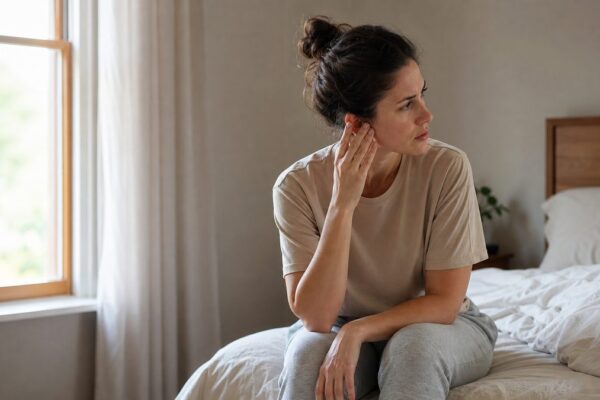 Oreille bouchée au réveil : causes possibles et quand consulter
